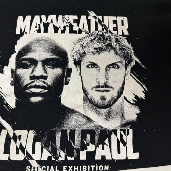 Logan Paul Vs. Floyd Mayweather Special Exhibition Fight T-Shirt- Size XL - Picture 2 of 5